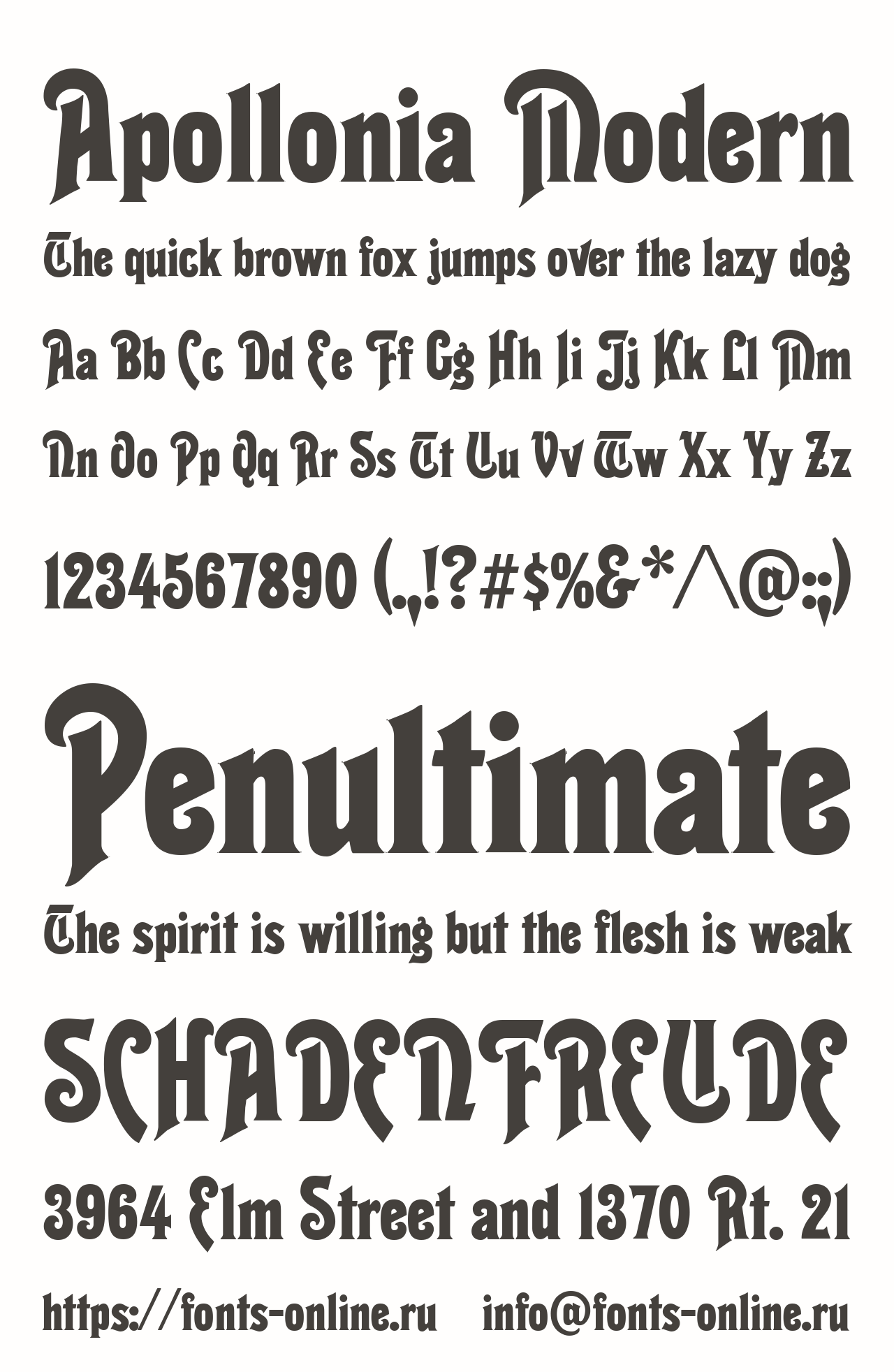 Apollonia Modern Free Font Download